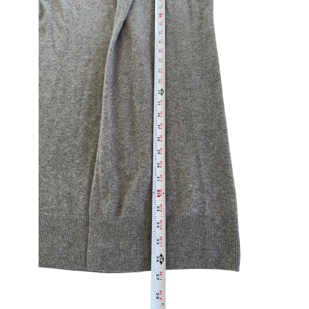 Quince Mongolian Cashmere Duster Cardigan Gray Size M 100% Cashmere Minimalist - Picture 9 of 9
